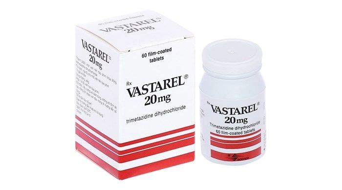 Thuốc trị đau thắt ngực Vastarel 20mg hộp 1 lọ 60 viên