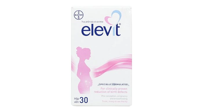 Thực phẩm bảo vệ sức khỏe Elevit - Vitamin tổng hợp trước, trong và sau thai kỳ hộp 60 viên