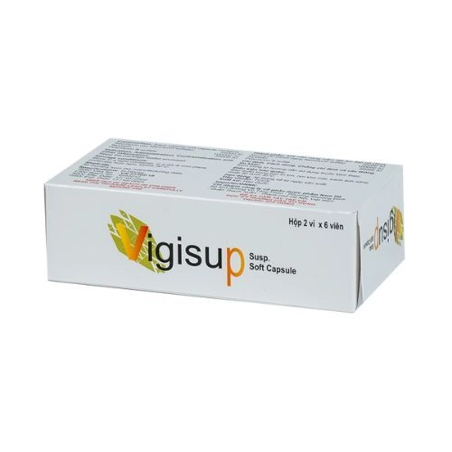 Thuốc trị bệnh phụ khoa Vigisup hộp 2 vỉ x 6 viên