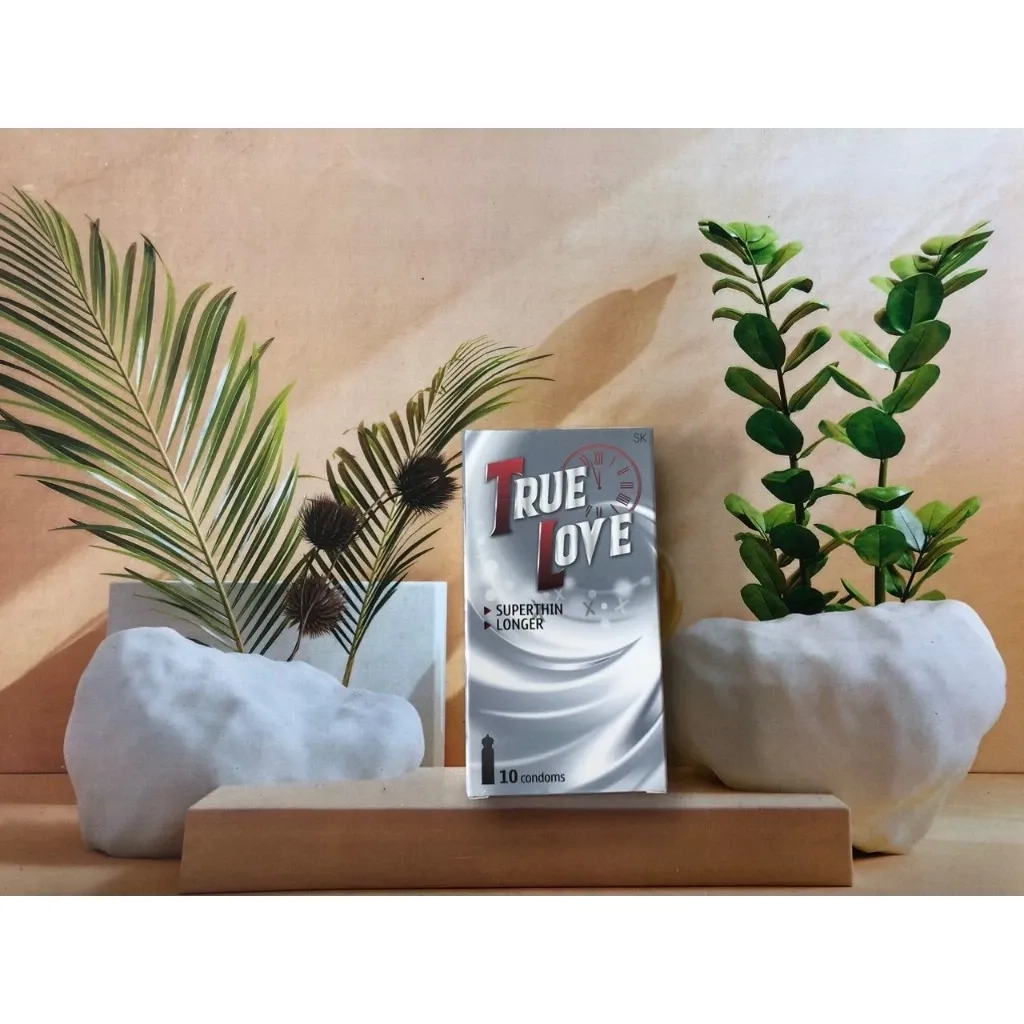 Bao cao su True love  superthin and longer hộp 10 cái