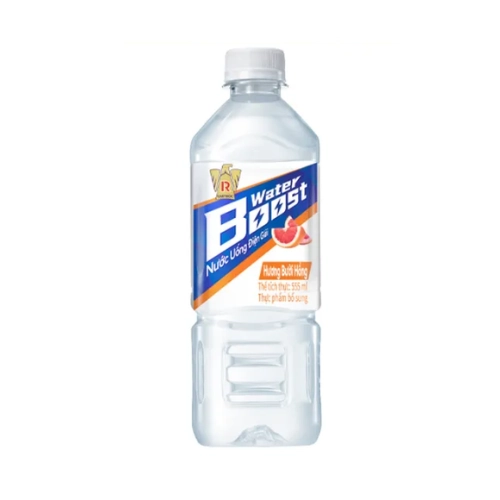 Nước điện giải  Eastroc water boost hương bưởi hồng chai 555ml