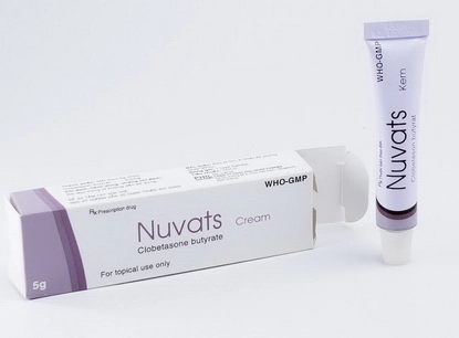 Thuốc da liễu Nuvats hộp 1 tuýp 5g