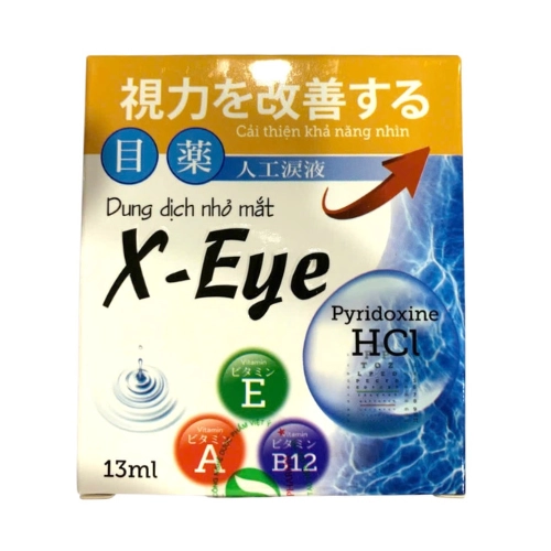 Dung dịch nhỏ mắt X-Eye hộp 1 chai 13ml