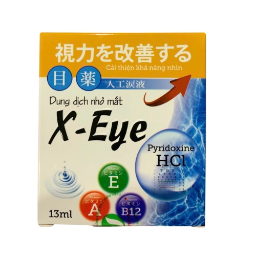 Dung dịch nhỏ mắt X-Eye hộp 1 chai 13ml