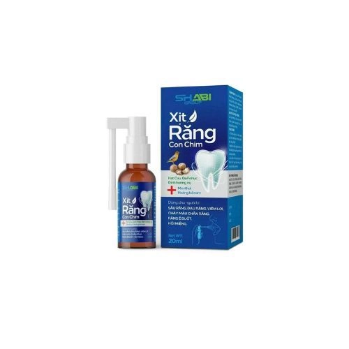 Xịt răng Con Chim hộp 1 chai 20ml