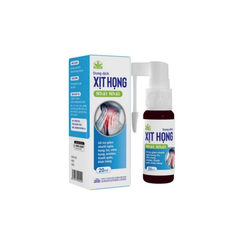 Dung dịch Xịt Họng Nhất Nhất chai 20ml