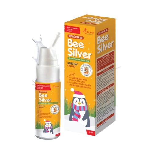 Dung dịch xịt mũi trẻ em BeeSilver N-BioTech hộp 1 chai 75ml