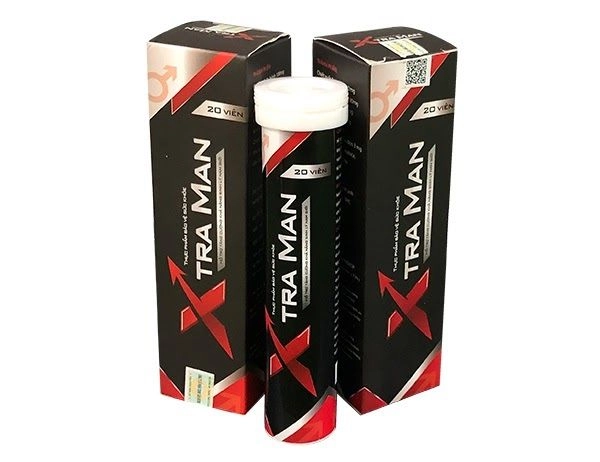 Viên sủi giúp tăng cường sinh lý nam giới XTRA MAN hộp 1 tuýp 20 viên