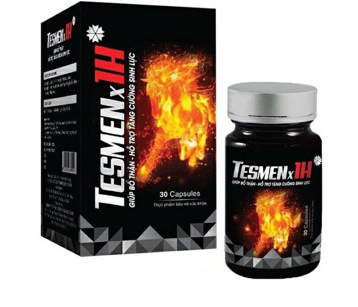 Thực phẩm hỗ trợ sinh lý Tesmen x 1H hộp 1 lọ 30 viên