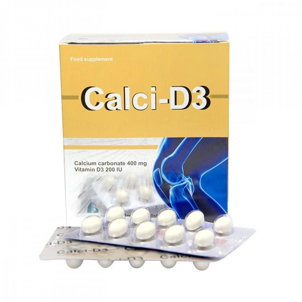 Viến uống bổ sung Calci-D3 (Boston) hộp 10 vỉ x 10 viên