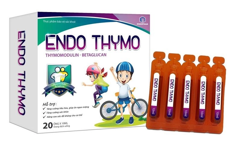 Hỗ trợ tăng cường tiêu hóa, ăn ngon ENDO THYMO hộp 20 ống x 10ml