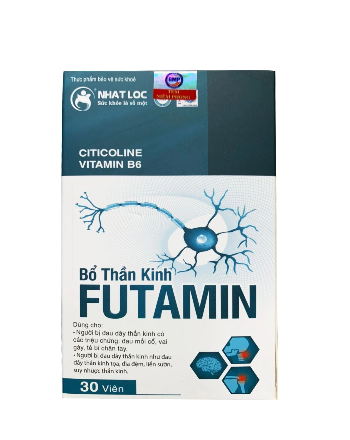 Giảm đau thần kinh Bổ Thần Kinh FUTAMIN hộp 1 lọ 30 viên