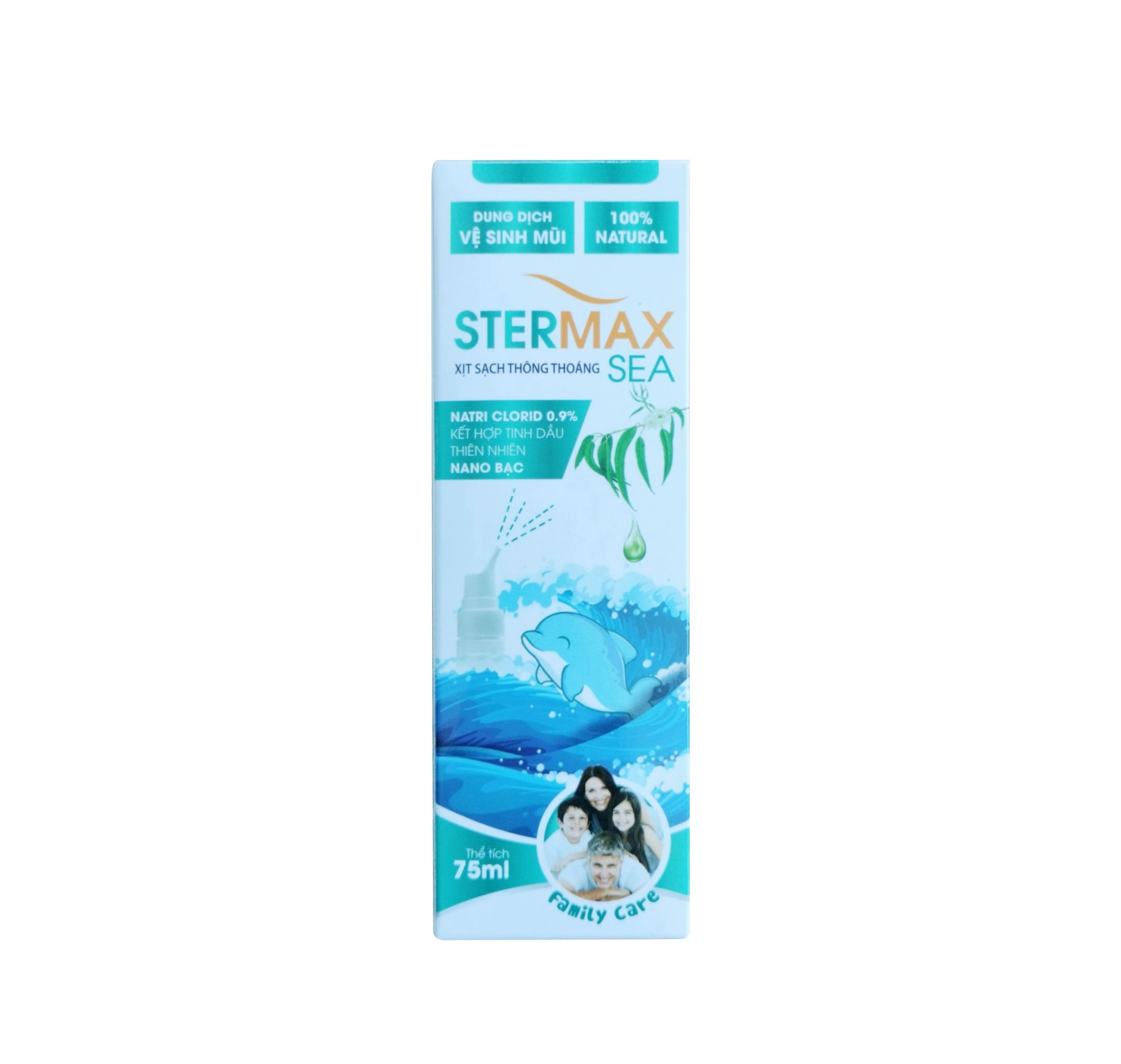 Dung dịch vệ sinh mũi STERMAX SEA hộp 1 chai 75ml