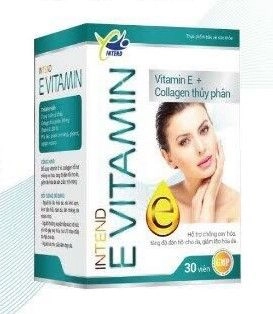 Viên uống đẹp da Intend E Vitamin hộp 1 lọ 30 viên