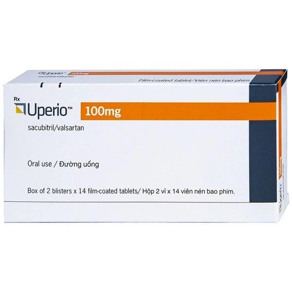 Thuốc trị suy tim Uperio 100mg hộp 2 vỉ x 14 viên nén bao phim