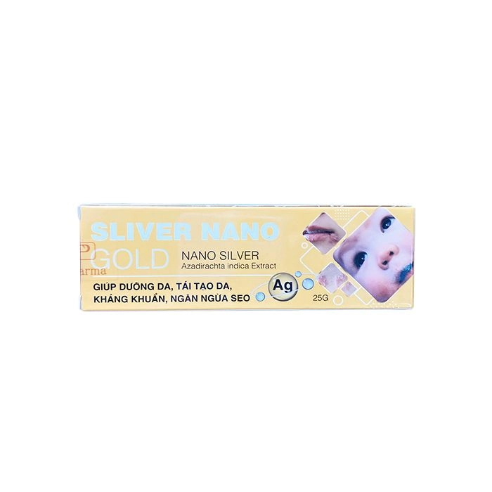 Kem ngừa sẹo, mờ thâm Sliver Nano GOLD (DP Bình Tân) hộp 1 tuýp 25g