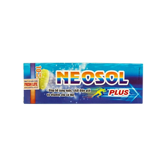 Viên sủi bổ sung điện giải NEOSOL PLUS hộp 1 tuýp 10 viên nén sủi