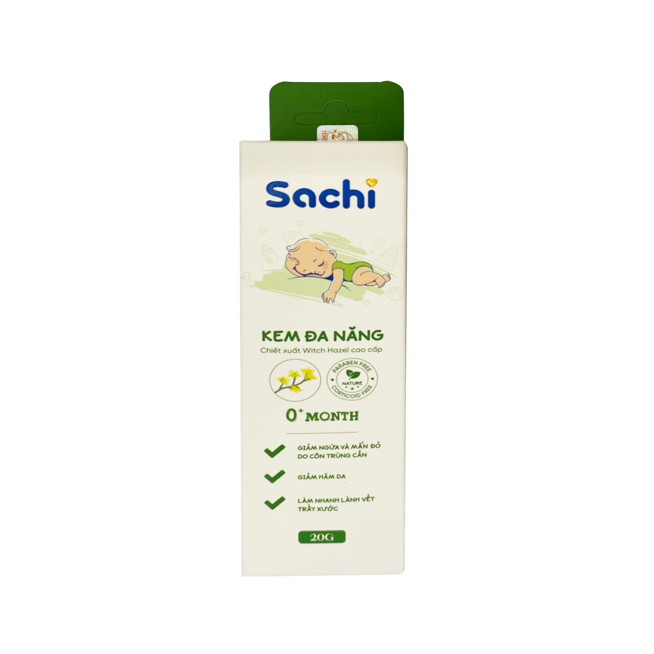 Kem đa năng Sachi 0+ hộp 1 tuýp 20g