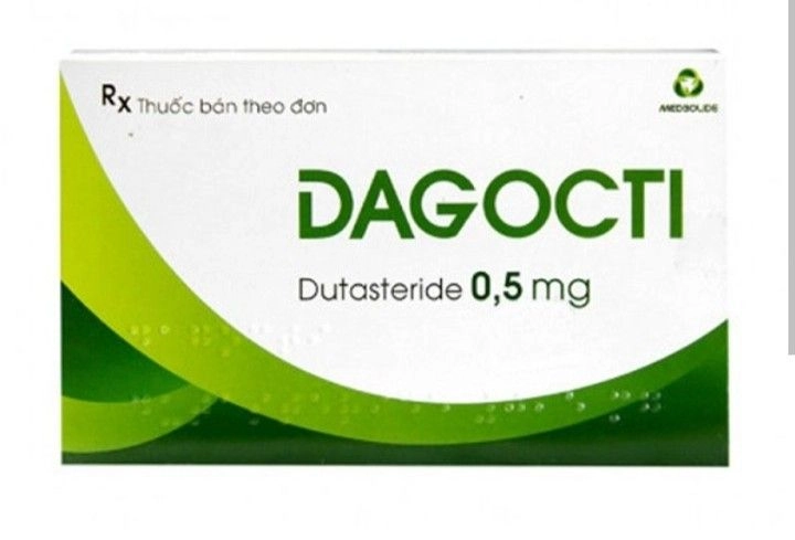 Thuốc trị phì đại tuyến tiền liệt DAGOCTI 0.5 mg hộp 3 vỉ x 10 viên nang mềm