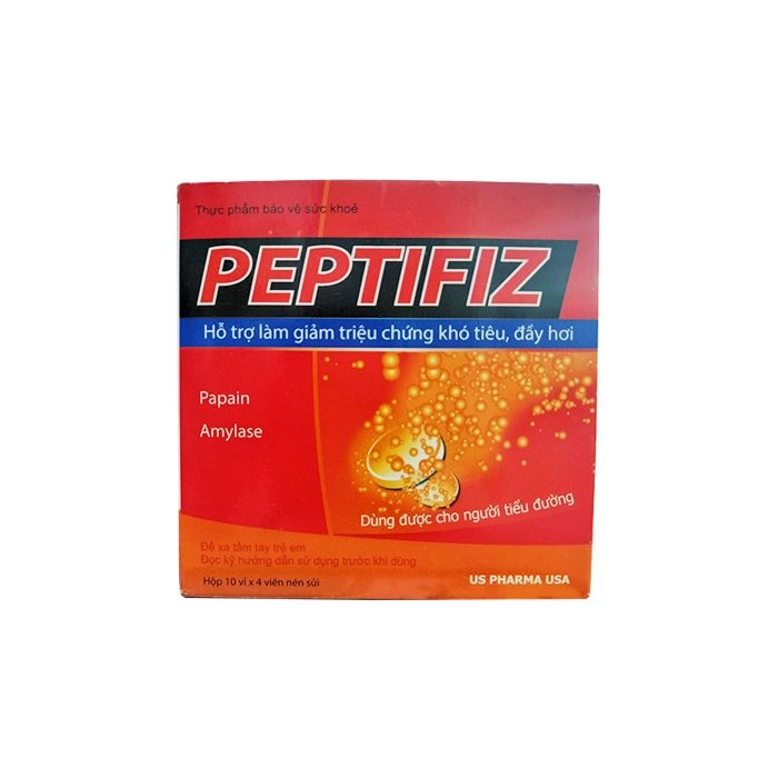 Viên uống hỗ trợ tiêu hóa Peptifiz hộp 40 viên