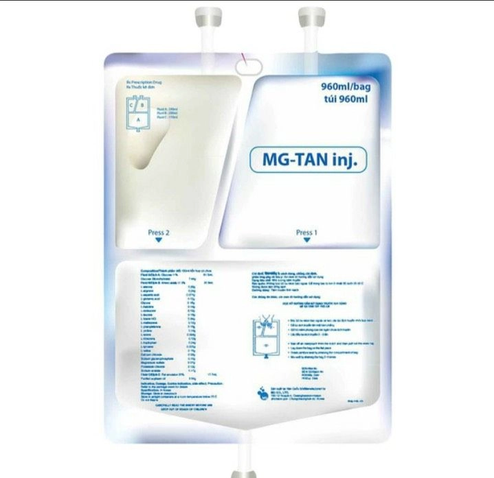 Thuốc tiêm, dịch truyền MG-TAN Inj. túi 960ml
