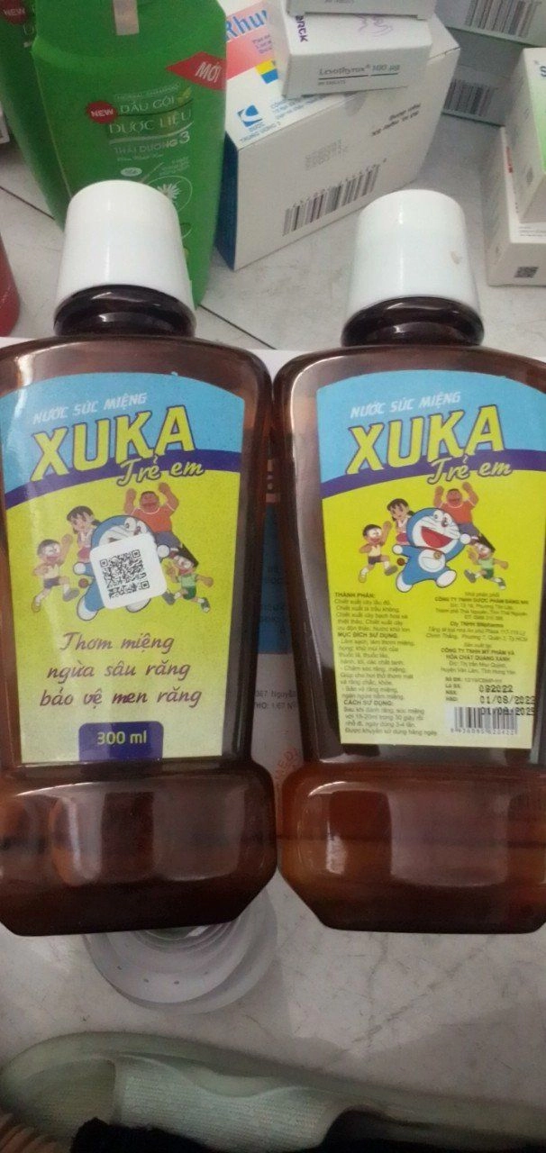 Nước súc miệng XUKA (dành cho trẻ em) chai 300ml