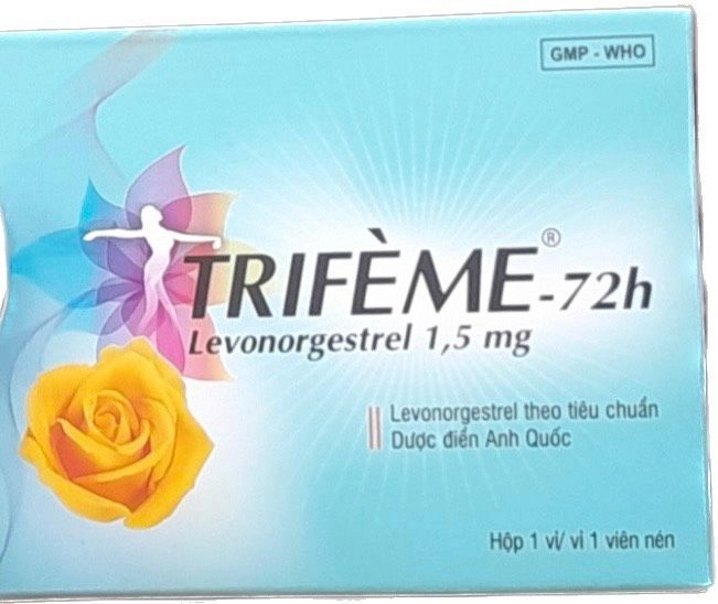 Thuốc tránh thai khẩn cấp Trifème hộp 1 viên