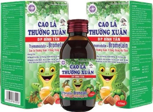 Hỗ trợ bổ phế, giảm ho Cao lá thường xuân (DP Bình Tân) hộp 1 chai 125ml