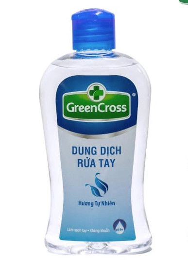 Nước rửa tay khô Green Cross Hương Tự Nhiên chai 250ml