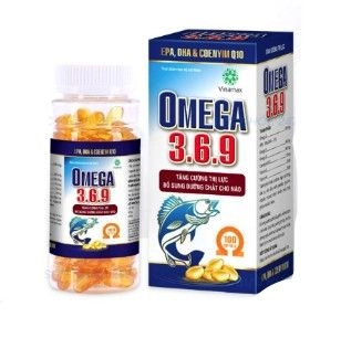 Viên uống bổ sung Omega 369 (Vinamax) hộp 1 lọ 100 viên