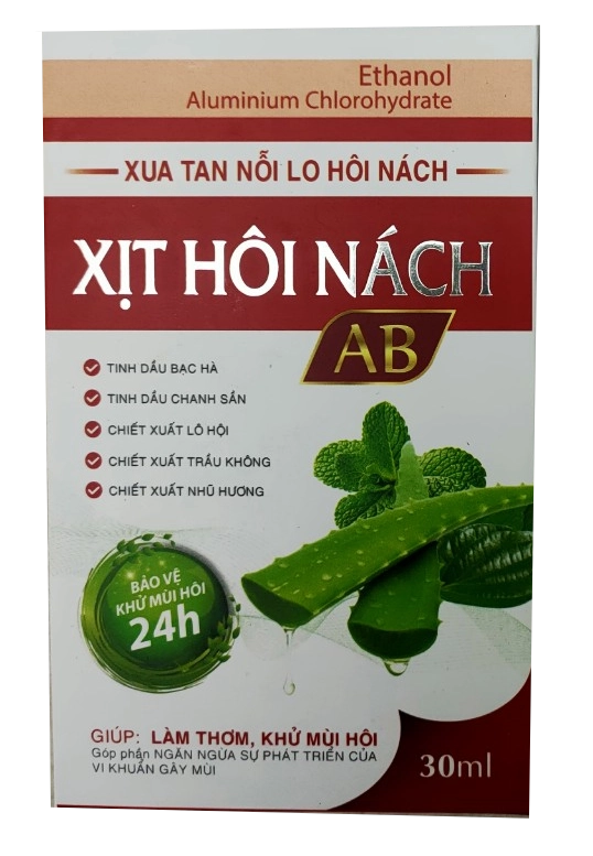 Xịt Hôi Nách AB hộp 1 chai 30ml