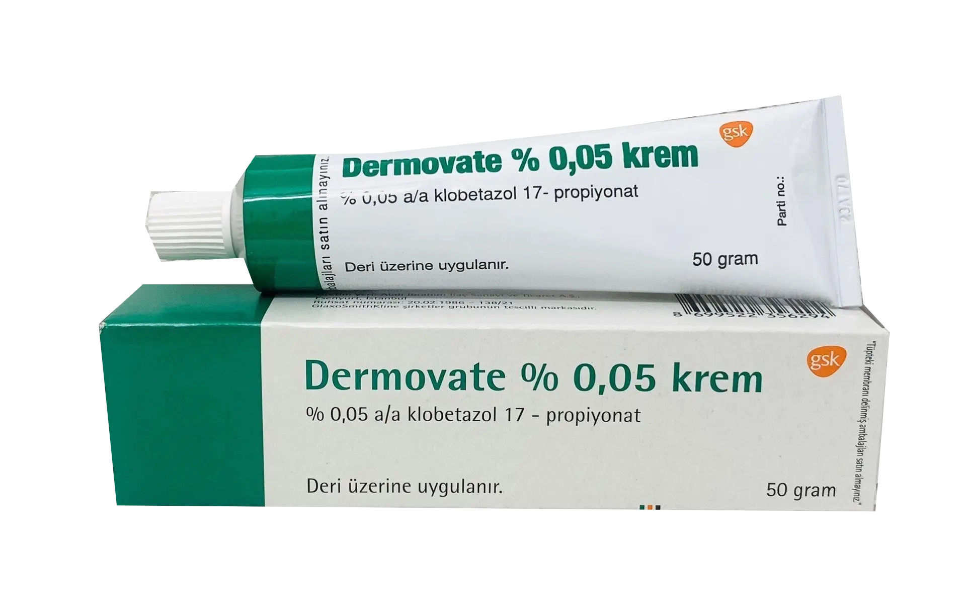 Kem bôi trị vảy nến Dermovate 0.05% Krem hộp 1 tuýp 50g