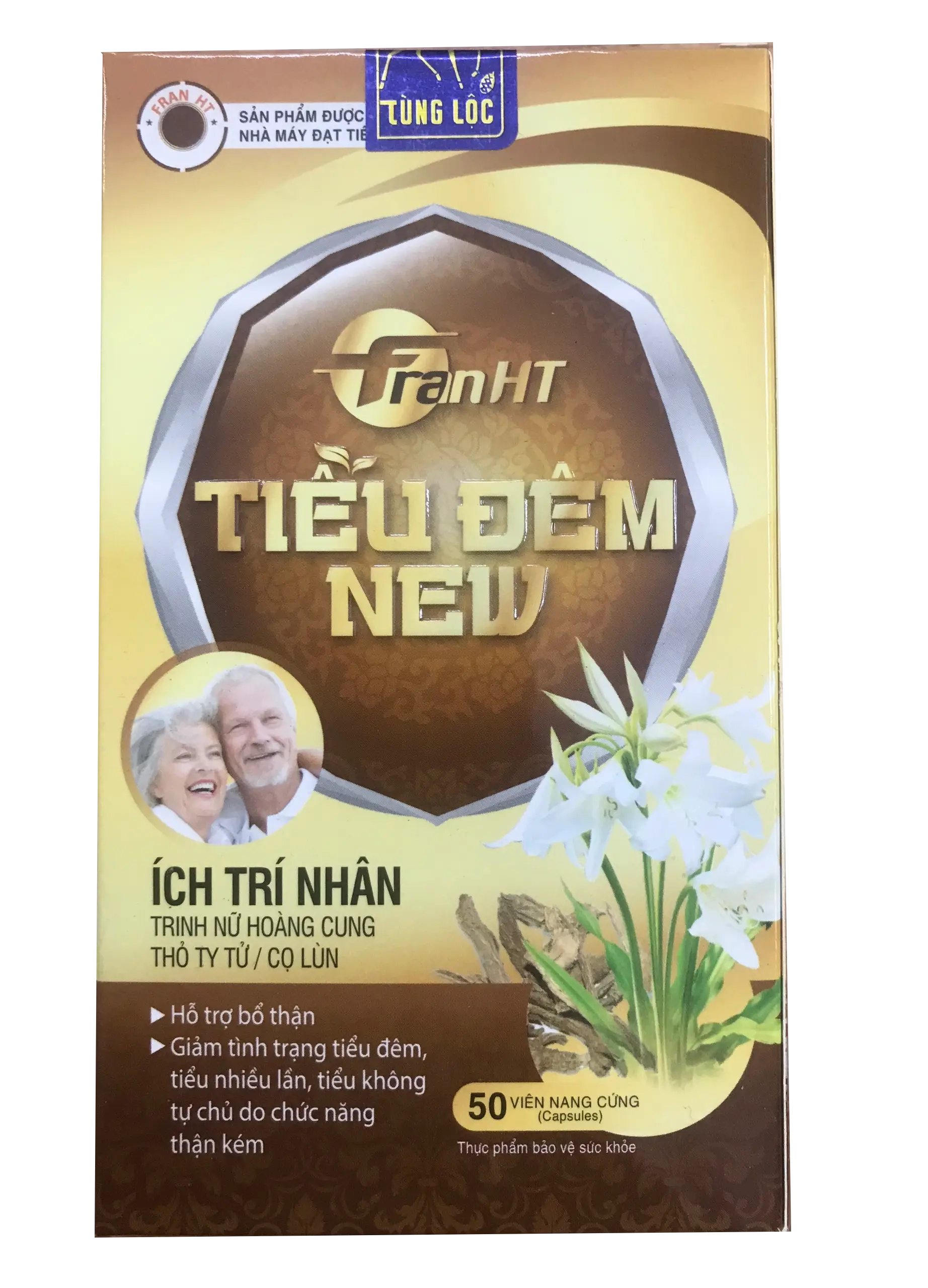 Hỗ trợ bổ thận TIỂU ĐÊM NEW (FranHT) hộp 50 viên