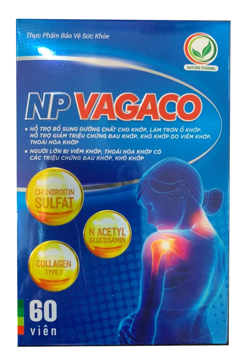 Viên uống hỗ trợ sụn khớp NP VAGACO hộp 60 viên