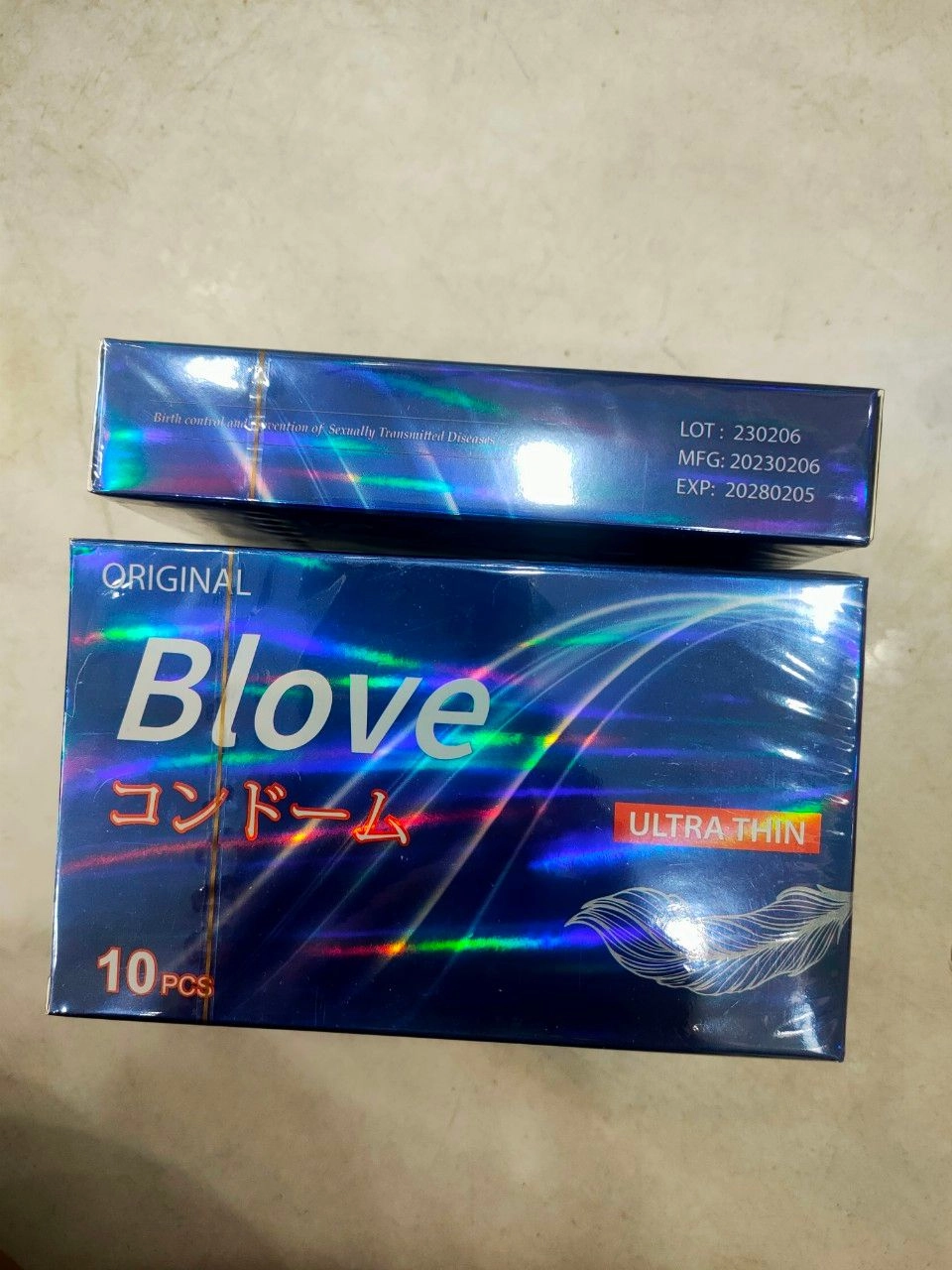 Bao cao su Blove Ultra Thin hộp 10 cái
