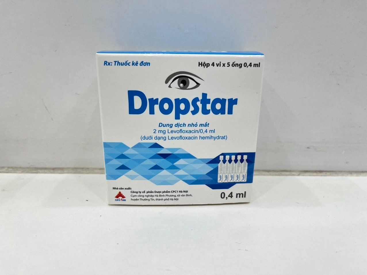 Thuốc nhỏ mắt Dropstar hộp 4 vỉ x 5 ống 5ml