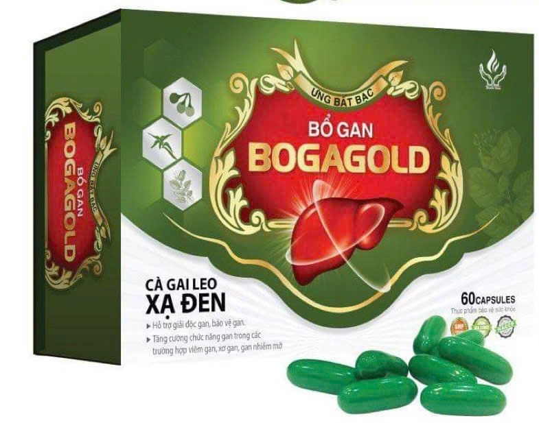 Bổ gan Bogagold hộp 60 viên
