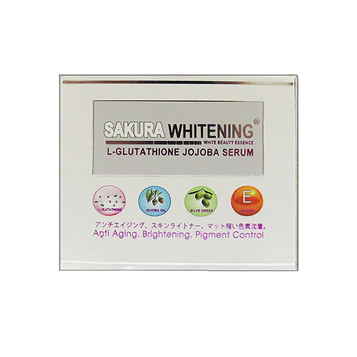 Viên serum thoa dưỡng trắng da Sakura Whitening hộp 30 viên