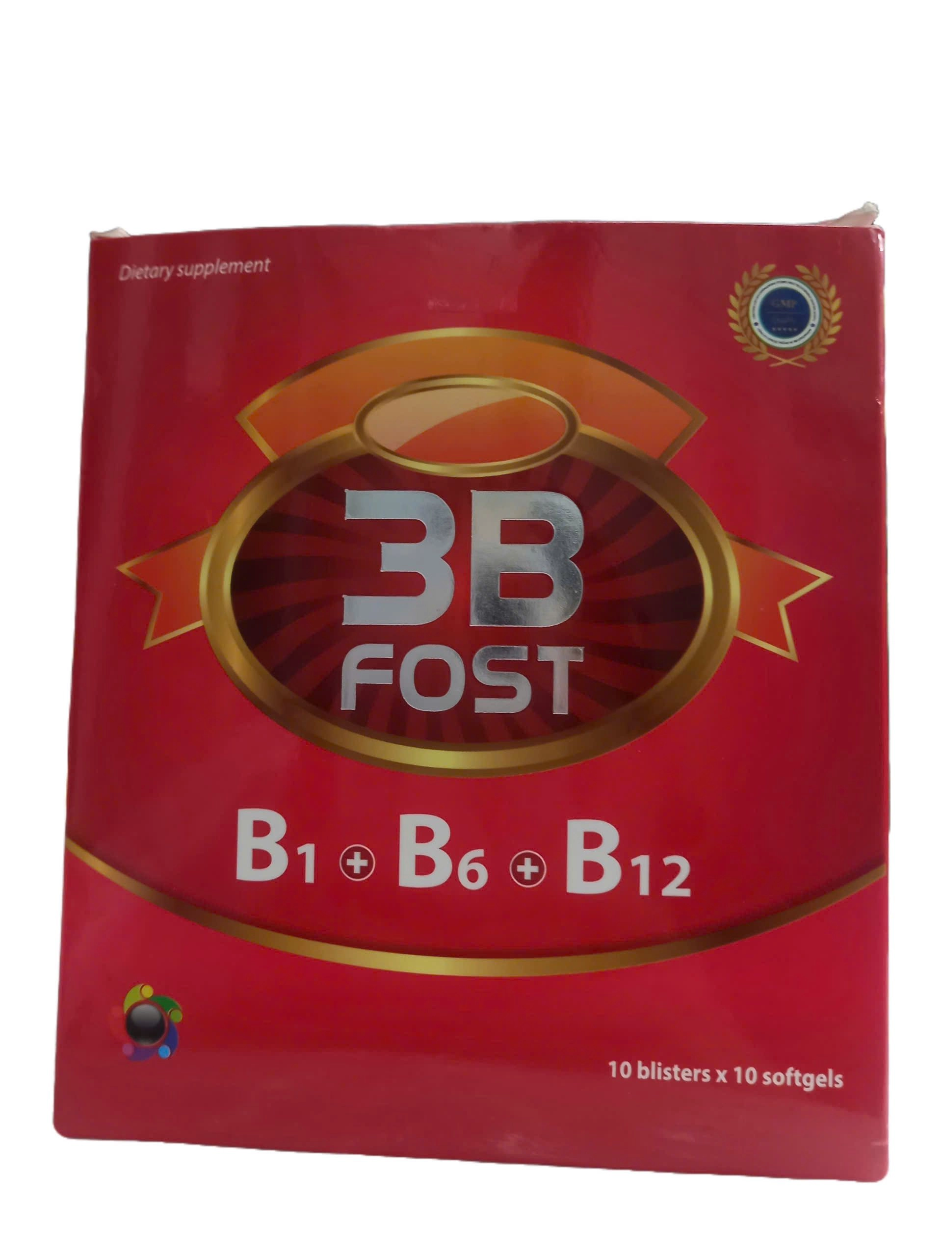 Viên uống bổ sung vitamin nhóm B 3B Fost  hộp 100 viên