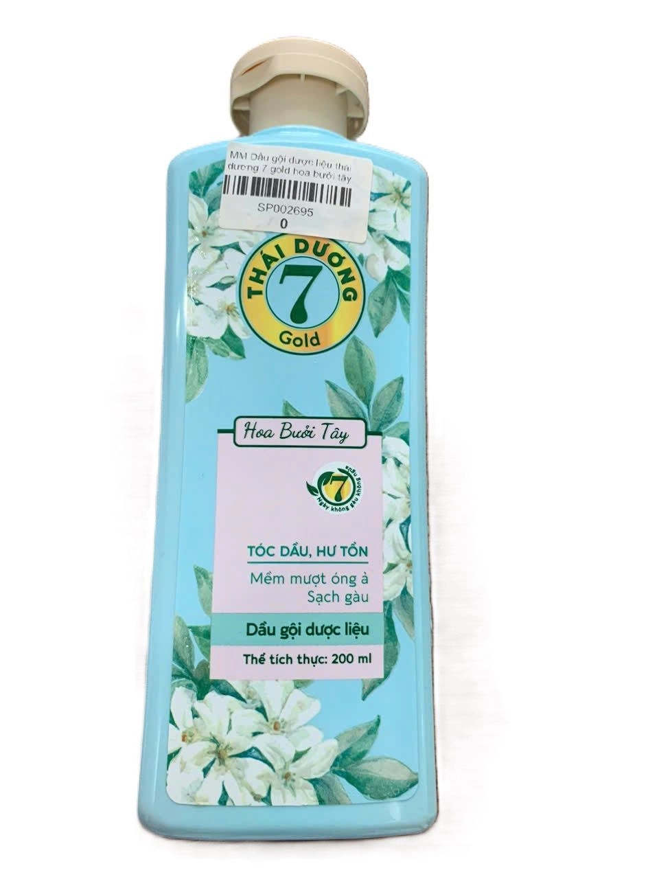 Dầu gội dược liệu Thái Dương 7 Gold Hoa Bưởi Tây chai 200ml