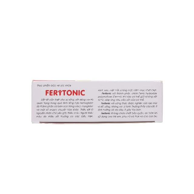 Dung dịch uống bổ sung chất sắt Feritonic Traphaco hộp 20 ống x 10ml